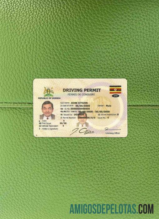 Uganda DL fotovisual frontal baixar para verificação